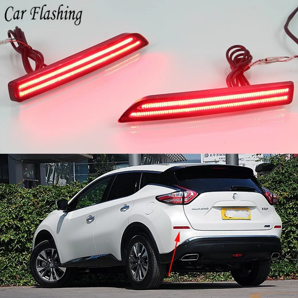 Отражатель светодиодный светильник ний бампер для Nissan Murano 2015 2016 2017 2018 2019 |