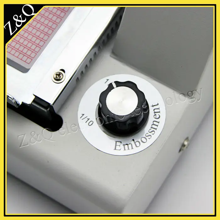 

Dog tag press embosser manual 52D characters for steel/ metal embossing in dog tag