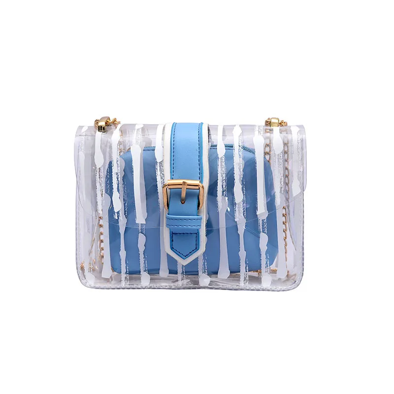 2018 новые женские сумки модная сумка через плечо прозрачные одноцветные на