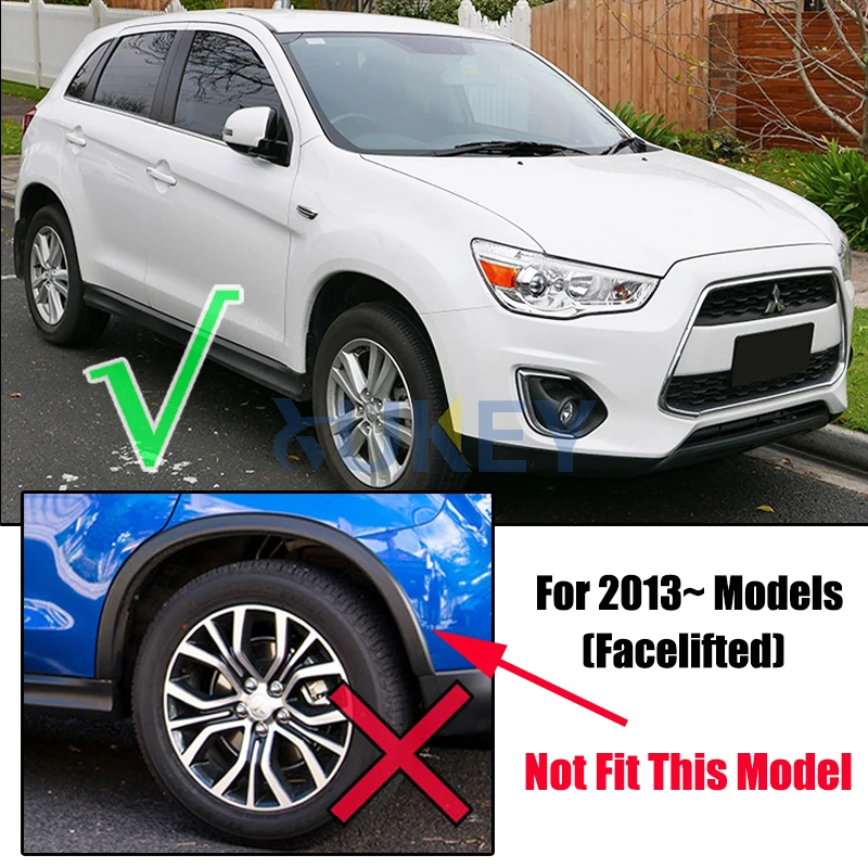 Набор автомобильных брызговиков для Mitsubishi ASX 2013- Outlander Sport/RVR 2013 Брызговики брызговиков крыло брызговиков