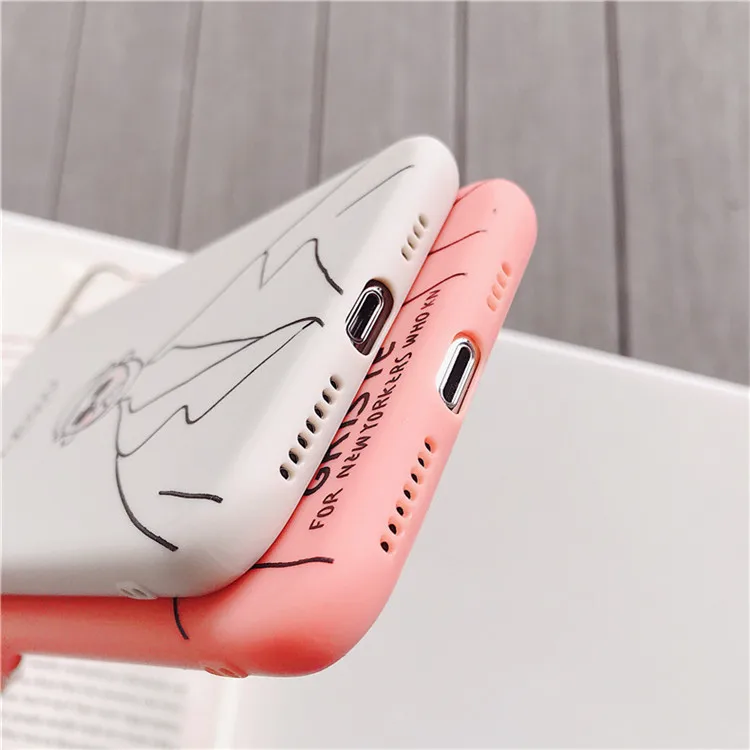 Милый Leon Matilda телефона чехол для iPhone 6 6S 7 8 Plus чехол силиконовый мягкий конфеты ТПУ чехол для Iphone x XR XS MAX 6 S, 7plus задняя крышка чехлы