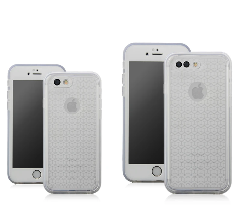 Clear White Водонепроницаемый чехол для телефона для iPhone 6 6s 7 8 Plus SE 5S чехол для плавания и дайвинга водонепроницаемый чехол из ТПУ для iPhone X XS XR XS Max Coque - Цвет: Clear White