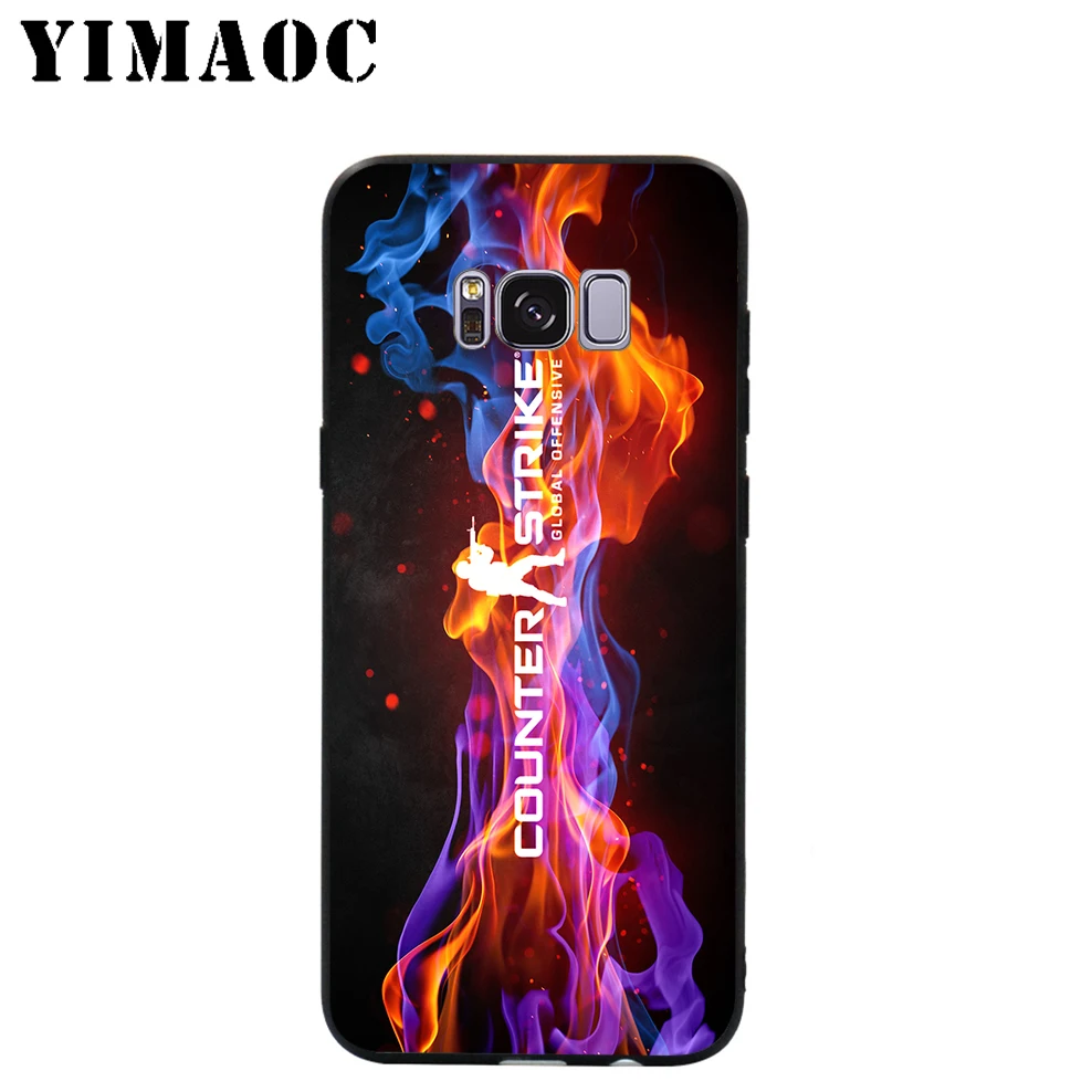 Мягкий чехол с логотипом YIMAOC Cs Go для Samsung Galaxy S10 S10e S9 S8 A6 Plus S7 S6 Edge A7 A5 A3 J6 Note 9 8 |