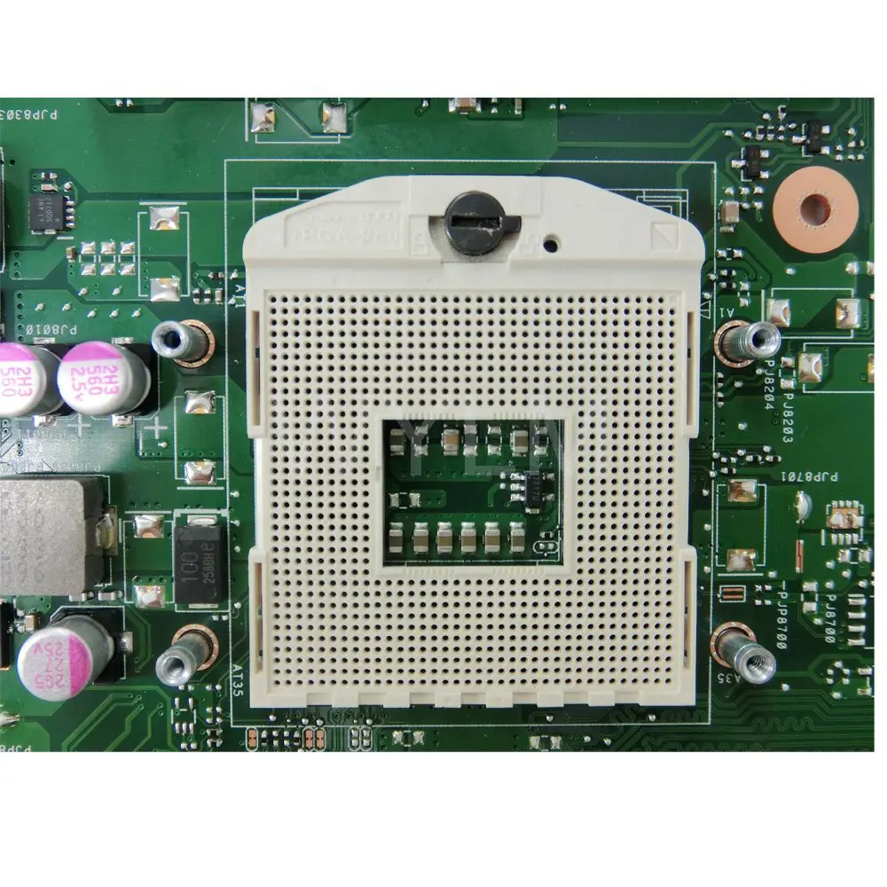 X75A 4G RAM материнская плата HM76 REV2.0 для ASUS R704V X75VD X75A1 X75V ноутбука DDR3 PGA989 100%