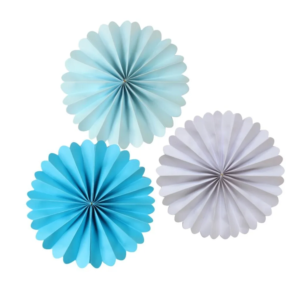 6 &quotмальчик ребенок душ Декор первый день рождения белый синий бумажный