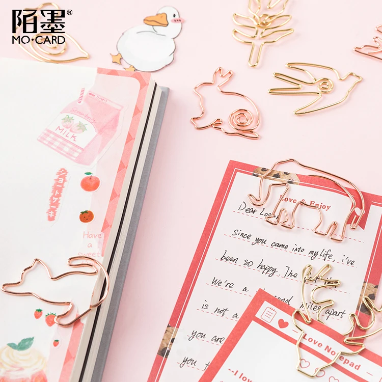 

10 pcs/lot Stationery daily stories in the Forest bookend metal bookmark