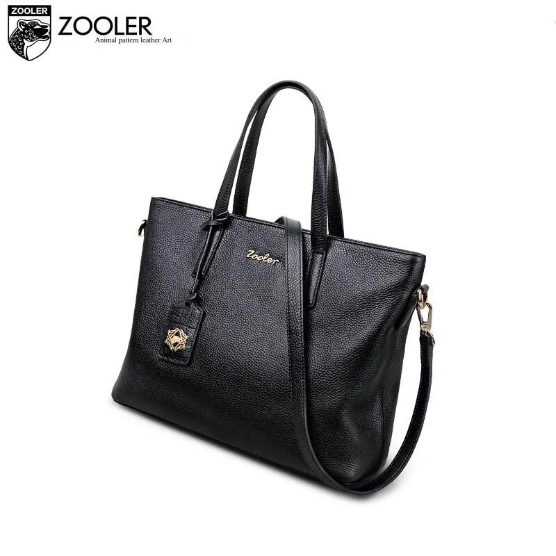 Zooler натуральная кожа сумка Новинка 2017 сплошной цвет женская большая емкость |