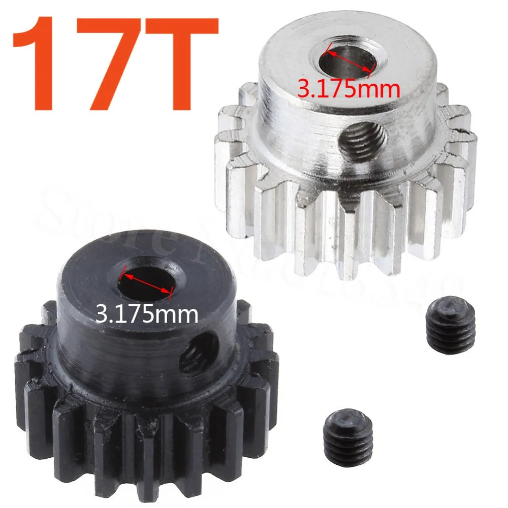 Шестерня с металлическим двигателем 17T 0088 3 175 мм отверстие для WLtoys 12428 12423 1/12 RC