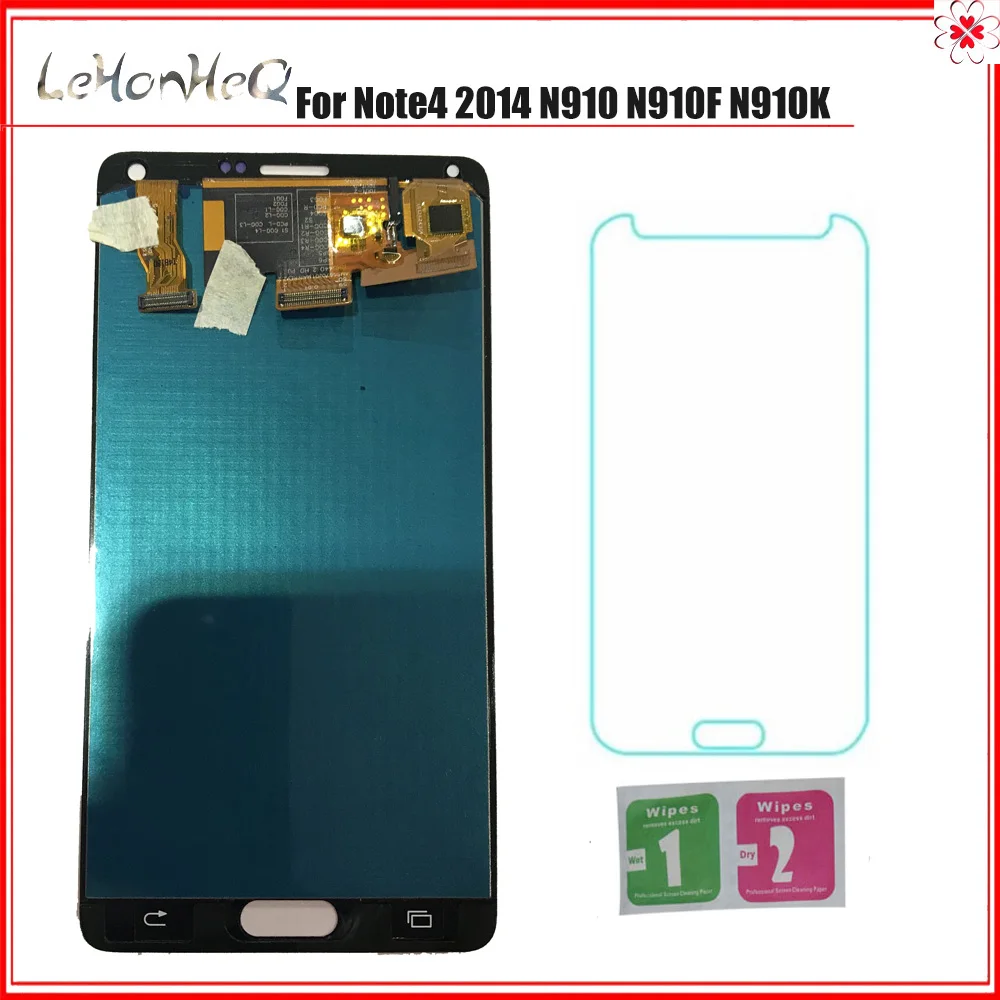TFT для samsung Galaxy Note4 2014 N910 N910F N910K ЖК-дисплей с сенсорным экраном дигитайзер сборка Note