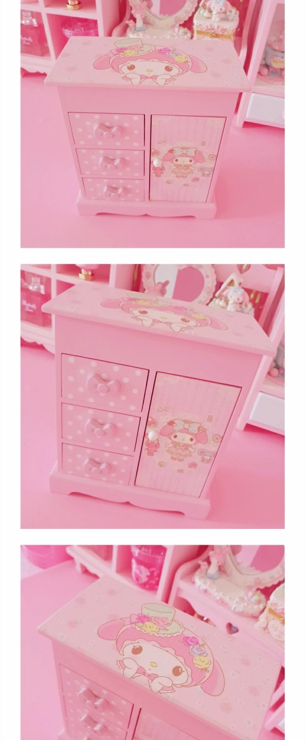 IVYYE 1 шт. розовый My Melody модные коробки для хранения аниме ящики для дома красота чехол косметичка чехол Макияж для девочек Новинка