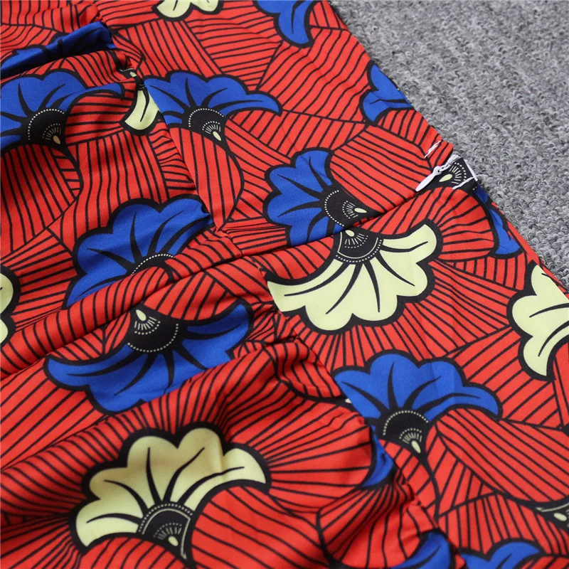 Большие размеры, африканские юбки, одежда 5XL, Анкара, индийская африканская цветная женская летняя и Осенняя мода, бандажная длинная юбка, стиль