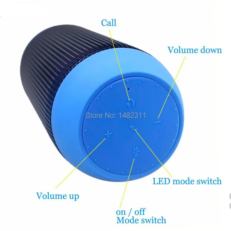 Новый Открытый Портативный Беспроводной Bluetooth стерео бас Динамик светодиодные