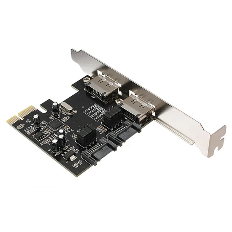 PCI E к SATA3 SATA3.0 6 PCIE eSATA SATA III Плата расширения Express адаптер оптовая продажа|pci-e express|sata