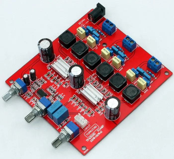 

huande electronic TPA3116 Digital Amplifier board (100W+50W*2) Subwoofer Board
