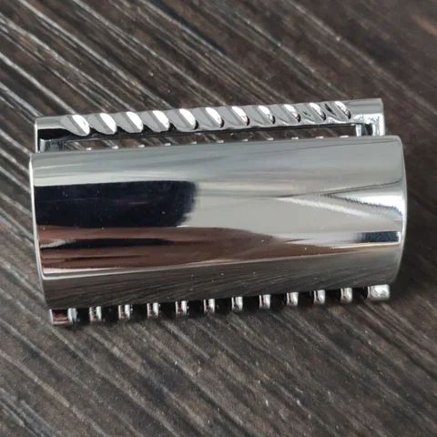 DS серебряный цвет, традиционный классический двойной край, безопасная бритвенная головка для бритья