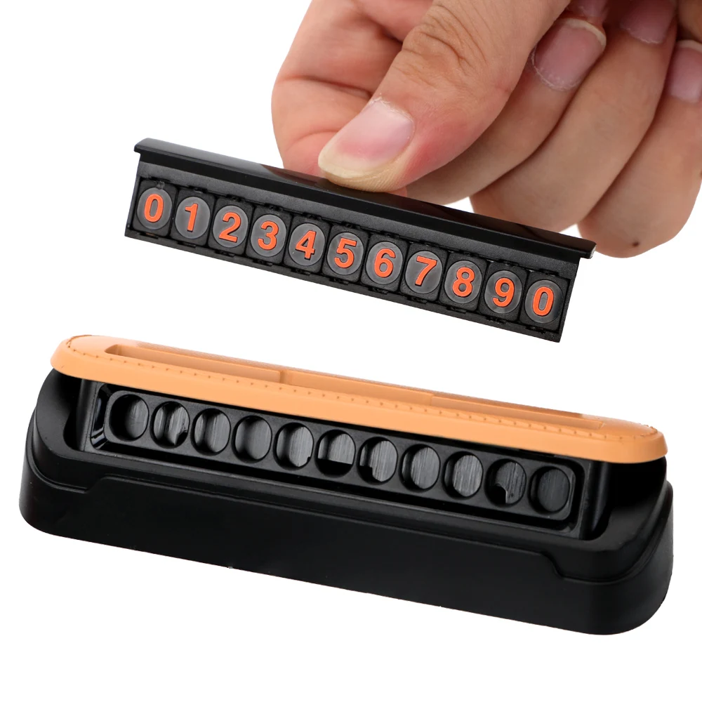 LEEPEE автомобильная Временная парковочная карта клавишный переключатель ящик