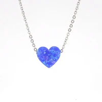 10mm love heart jewelry pendant necklace fashion jewelry for women love heart long chain necklace jewelry gift