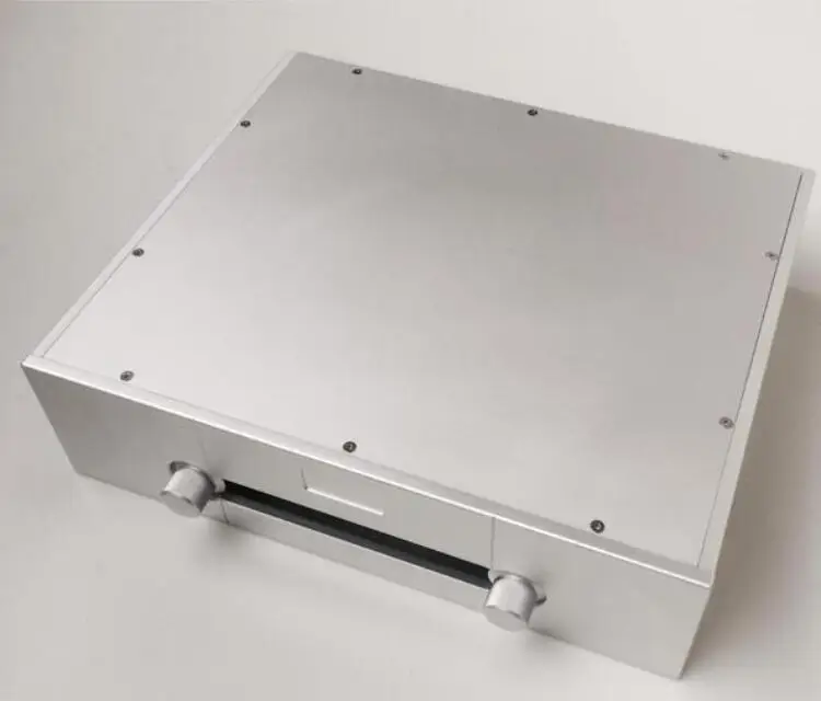 Многократный гравировальный Switzerland Goldmund preamp полностью алюминиевый усилитель мощности шасси(430*120*360 мм