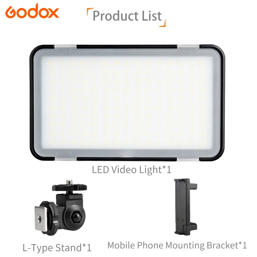 Светодиодный светильник GODOX M150 5600K Белая светодиодная панель для селфи лампа Iphone