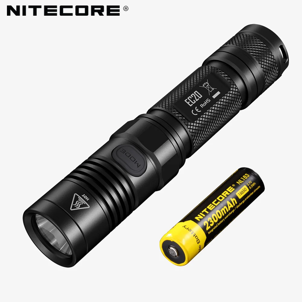 5-летняя гарантия NITECORE EC20 960 люмен яркий светодиодный подводный вспышка