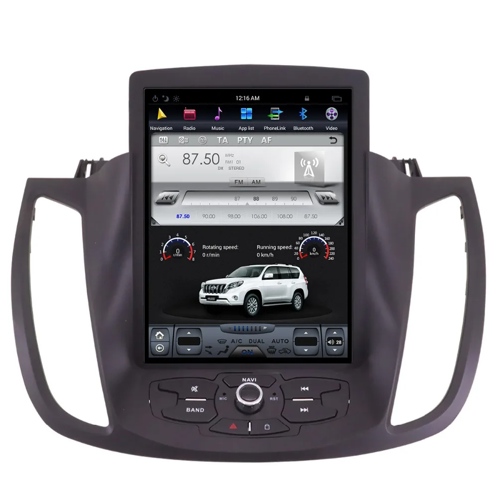 Android7 Tesla стиль автомобиля без CD dvd плеер gps навигация для Ford Kuga/Escape 2013 2017 Авто