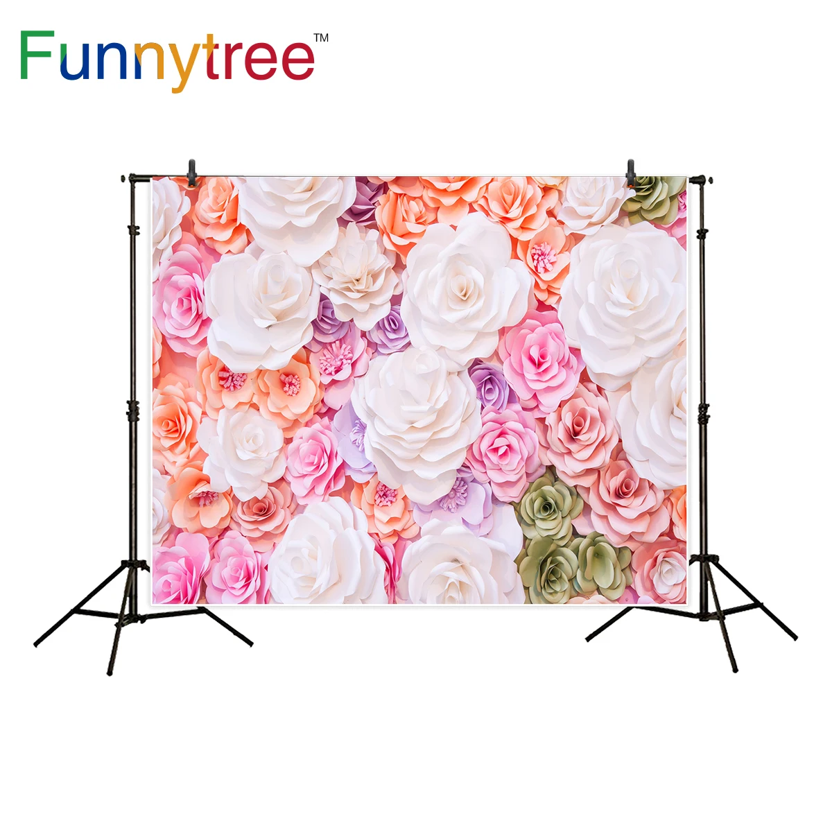 

Фон Funnytree для фотосъемки весенний цветок свадебный декор красочный фон для фотостудии фотосессия новый реквизит для фотосъемки