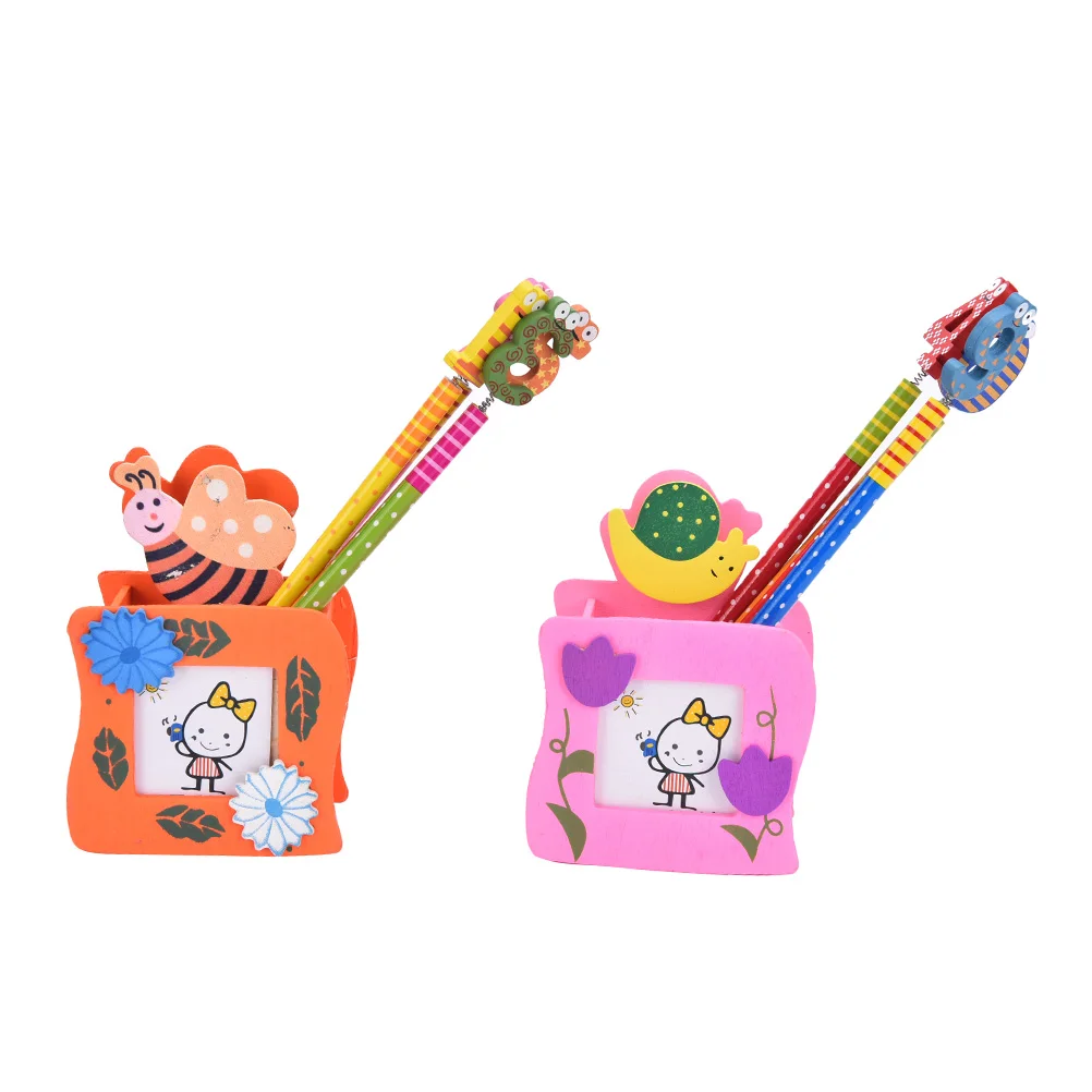 Кавайная многофункциональная деревянная игрушка сделай сам держатель ручки для