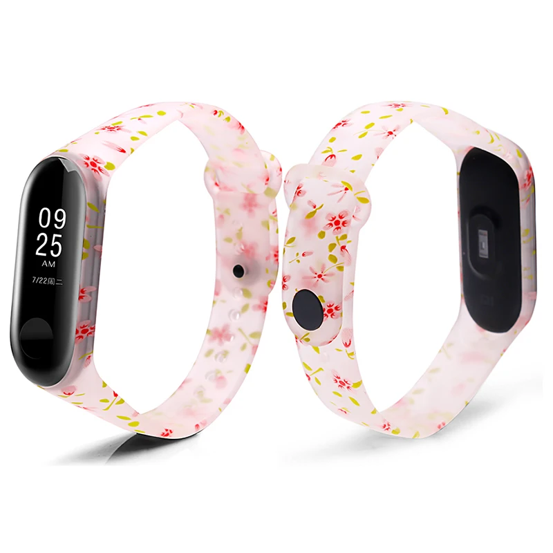 BOORUI прозрачный mi band 3 ремешок спортивный Цветной силиконовый ремешок на запястье для xiaomi mi 3 умные браслеты mi band 3 Аксессуары