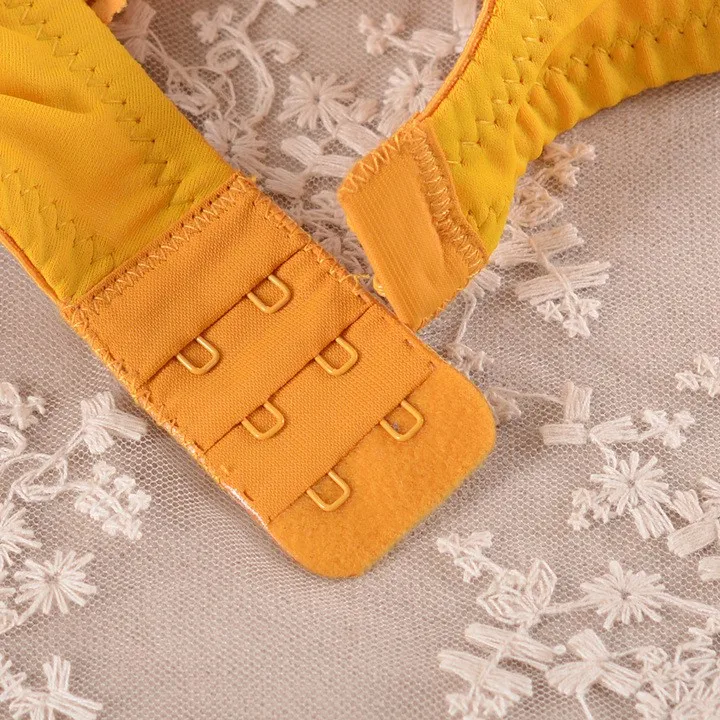 BAICLOTHING женщины большого размера полный охват на косточках не-мягкий кружевной бюстгалтер с цветами белье 34 36 38 40 42 44 46 48 B C D E F G