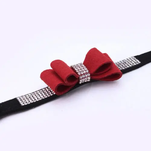 Новинка 2018 украшение стразы ошейник для собаки бант ювелирное изделие ожерелье