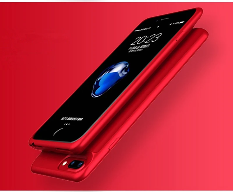 Портативный внешний аккумулятор для iPhone 8, 7, 6, 6S Plus, магнитные Чехлы для зарядки аккумуляторов, чехлы для iPhone 6, 6 S, 7, 8, чехол для внешнего зарядного устройства