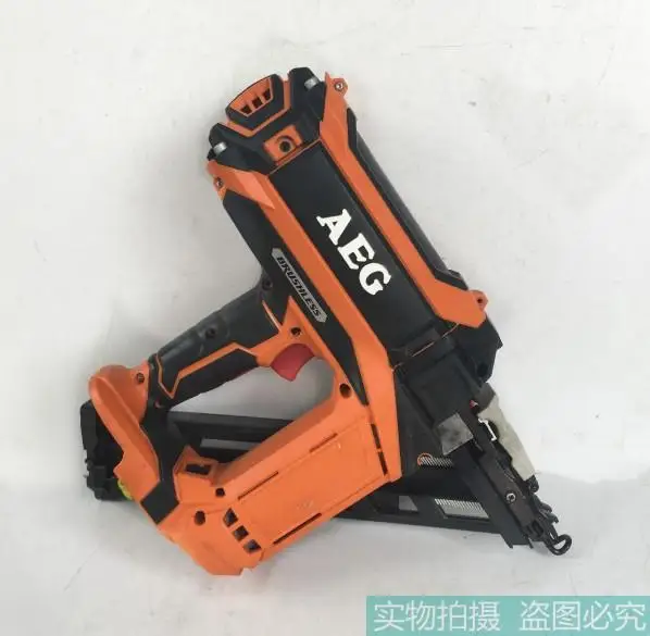 Аутентичный AEG Ricci 18V зарядка беспроводной косой гвоздь пистолет/ бесщеточный пистолет для деревообработки(Подержанные продукты