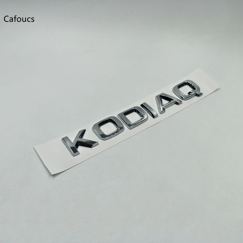 Наклейки Cafoucs с надписью на заднюю дверь для Skoda Kodiaq|Наклейки автомобиль| |