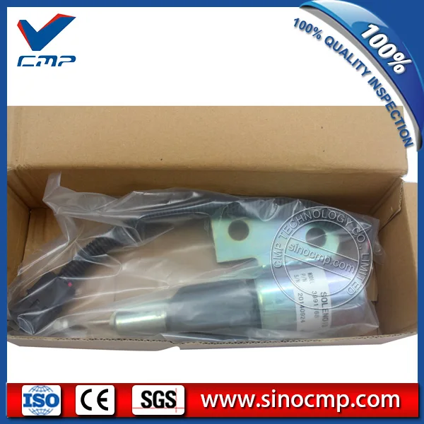 

SINOCMP 3991168 R130-5 24V fuel stop shutdown shut off flameout solenoid