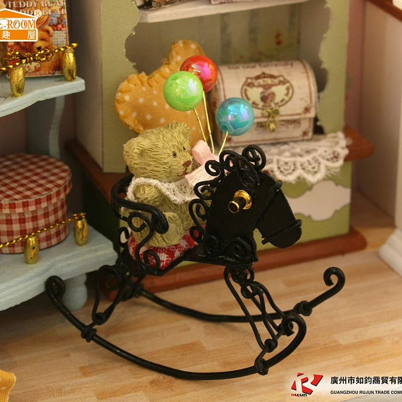 Мебель DIY кукольный домик Wodden Miniatura кукольные домики мебельный набор головоломка