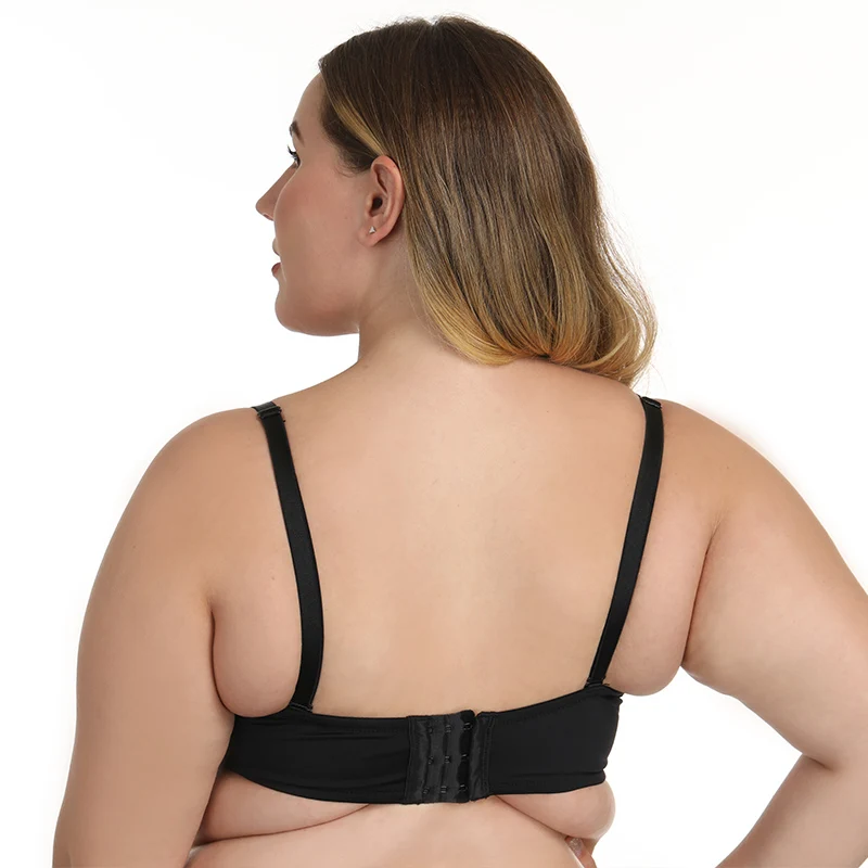 High Quality Women Strapless Bra 36-44 D/E/F/FF/G/H/I/J Half Cup Plus Big Size Push Up Sexy Underwired Multiway Bras | Женская одежда