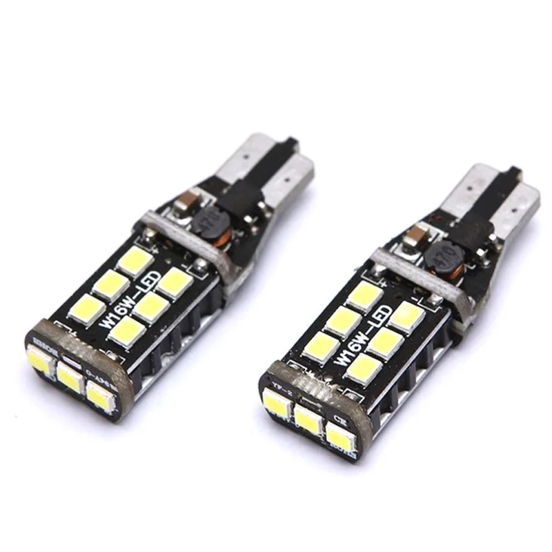 2x Canbus SMD 2835 912 921 T15 W16W 15 светодиодный Автомобильный светодиодный резервный свет авто двухсторонняя лампа для Ford фокус edge Kuga MONDEO