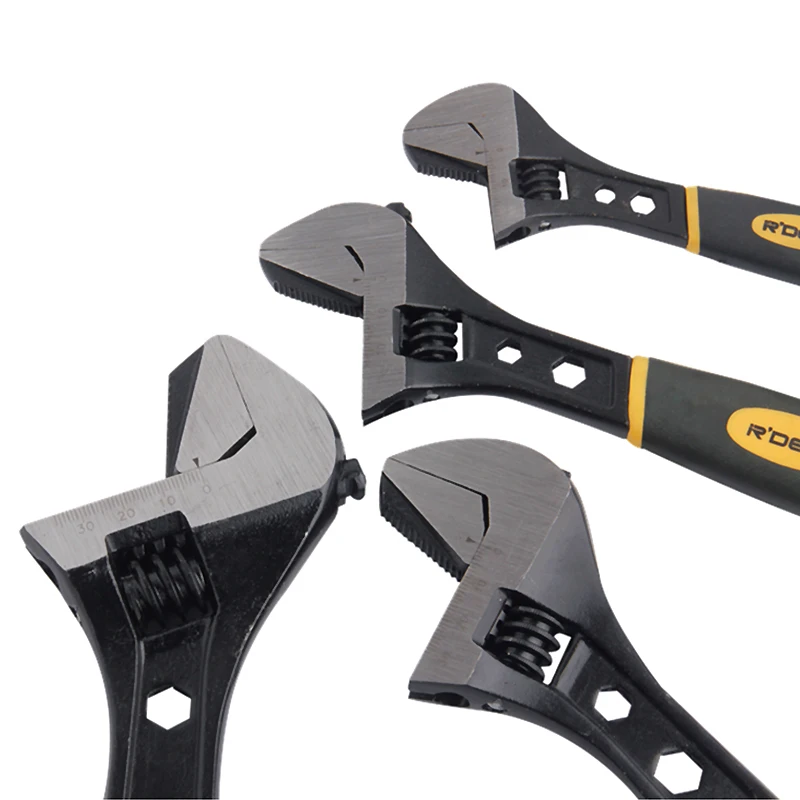 1 шт. универсальный гаечный ключ 6/8/10/12 дюймов|adjustable wrench spanner|universal wrenchadjustable |