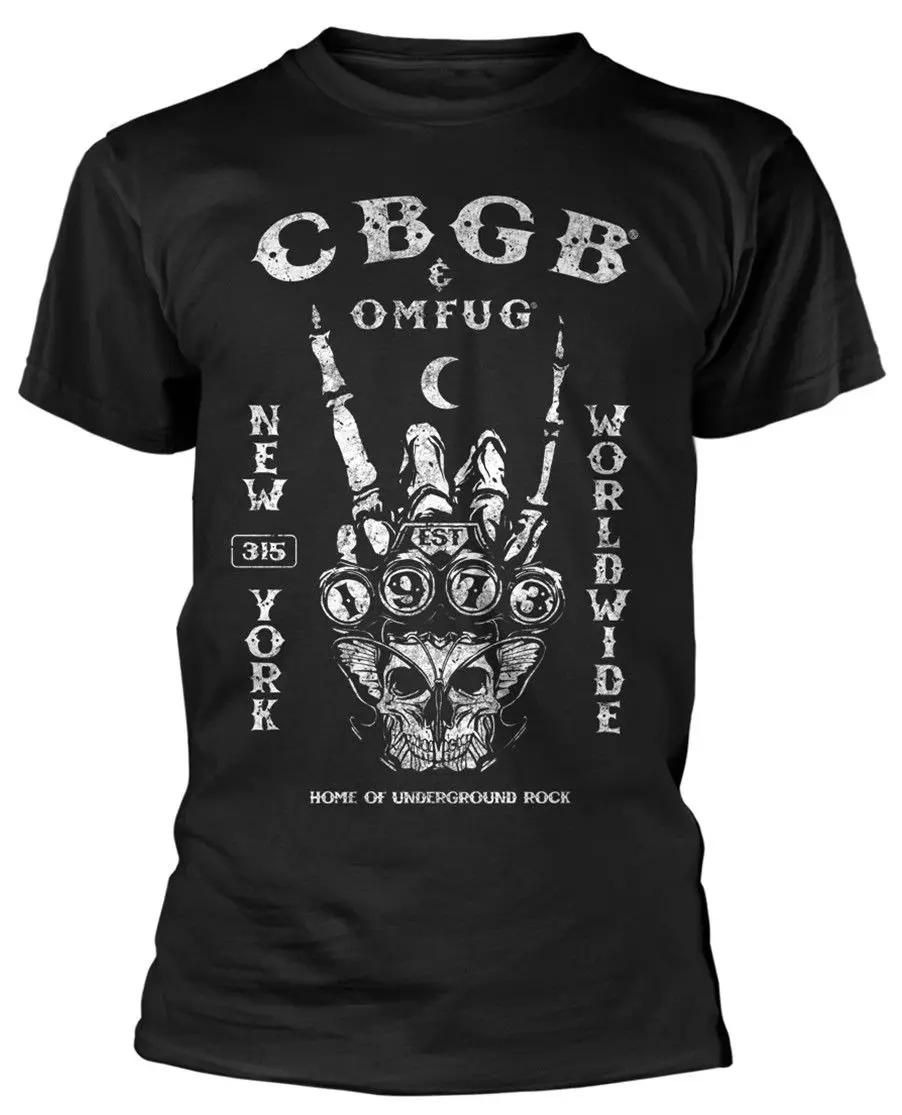 CBGB 'Est 1973' Футболка новая и официальная! Хип хоп забавная футболка мужские