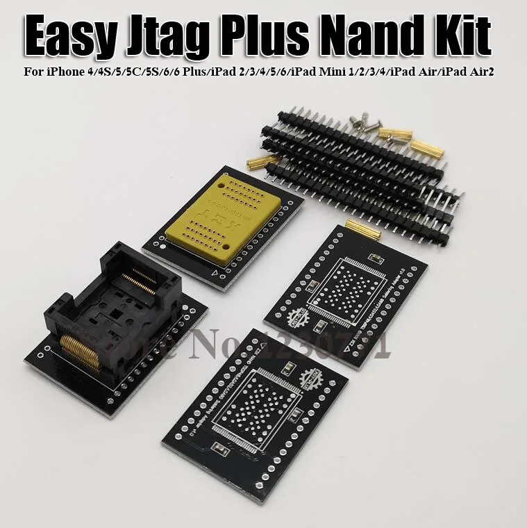Разъем Easy Jtag Plus Nand Kit для разъема iphone работает с коробкой plus|Детали устройств