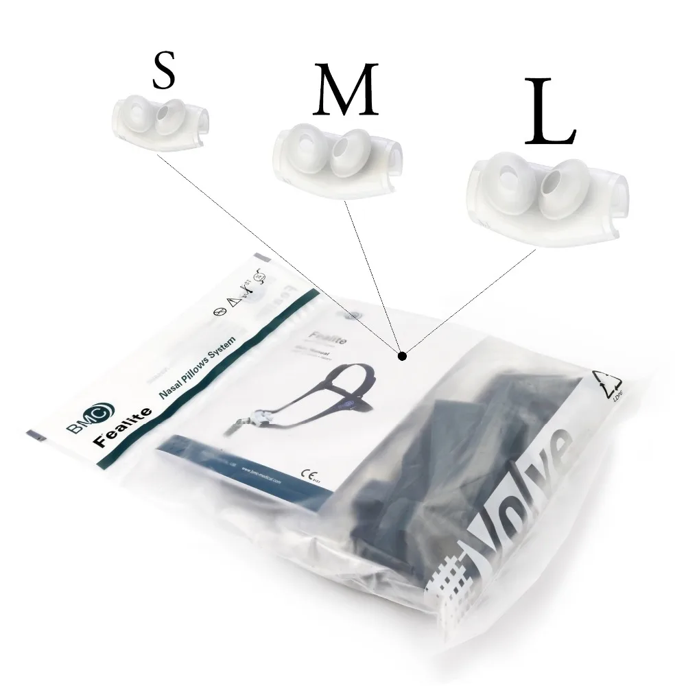 Doctodd НАЗАЛЬНЫЕ подушечки CPAP Авто CPAP BiPAP маска для апноэ сна OSAS храп людей с головным убором Размер s m l Анти Храп