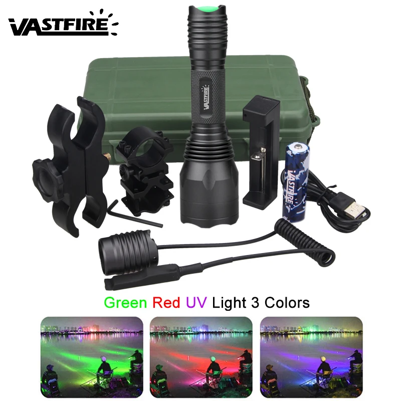 Винтовка страйкбольная со вспышсветильник зеленая красная УФ 3 в 1 тактическая с