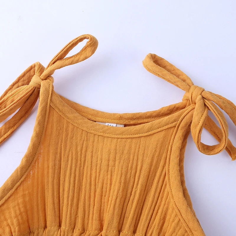 Льняные комбинезоны с оборками для маленьких мальчиков однотонные Комбинезоны