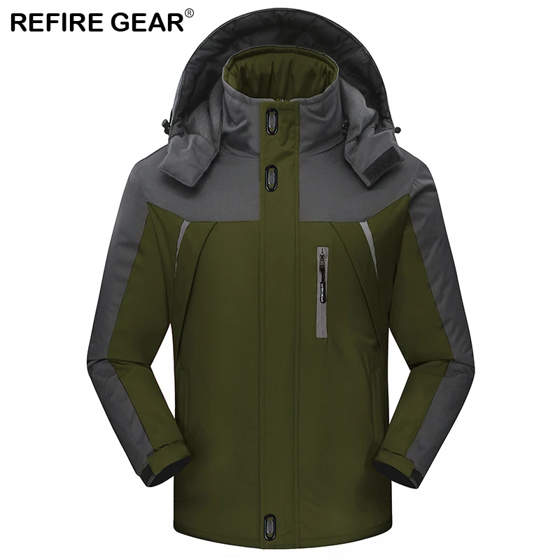 Refire Gear 3 в 1 Зимние флисовые куртки из софтшелла для мужчин и женщин ветровка
