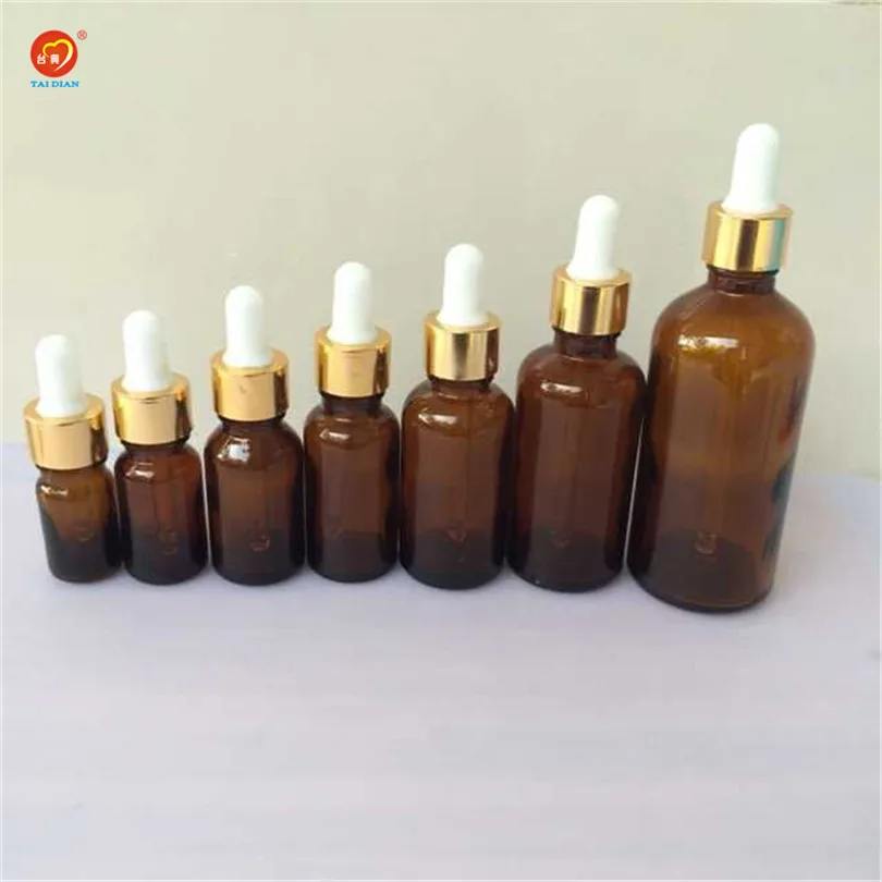 

5ml 10ml 15ml 20ml 30ml 50ml 100ml Glass Dropper Bottles with Pipette Empty Amber Esssentail Oil Bottles Liquid Vials Jars 24pcs