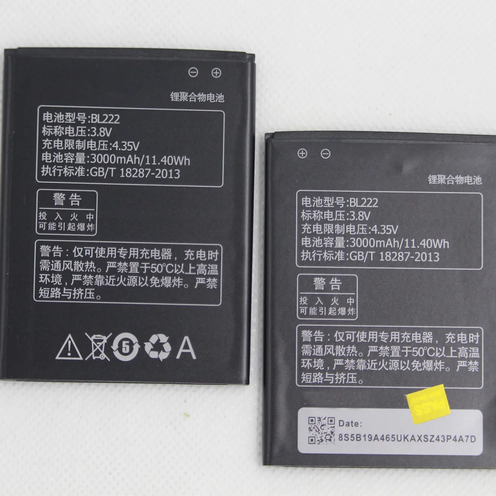 ISUNOO 10 шт./лот BL222 мобильный аккумулятор для Lenovo BL 222 S660 S668T S 660 668T 3000 мАч 3 8 в