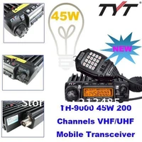 mobile radio tyt th 9000 single band max power 60w hight power 200 channels vhf136 174mhz or uhf400 470mhz for options