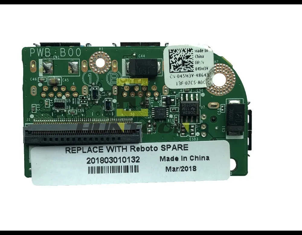 Подлинная USB плата для ноутбука CN 045M3V Dell XPS 17 L702X L701X USB3.0 100% полностью
