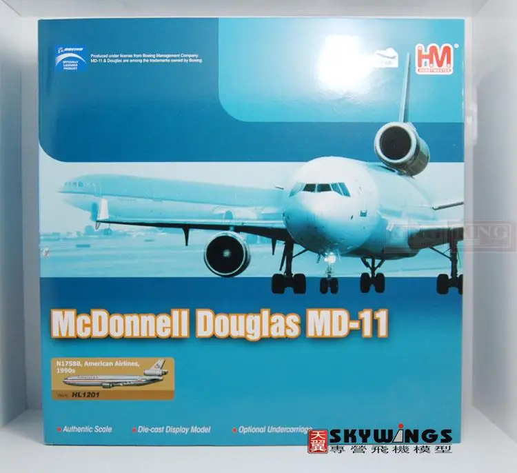 HL1201 Hobby American Master Airlines N1758B 1:200 MD 11|plane model|american airlinesairlines american airlines |