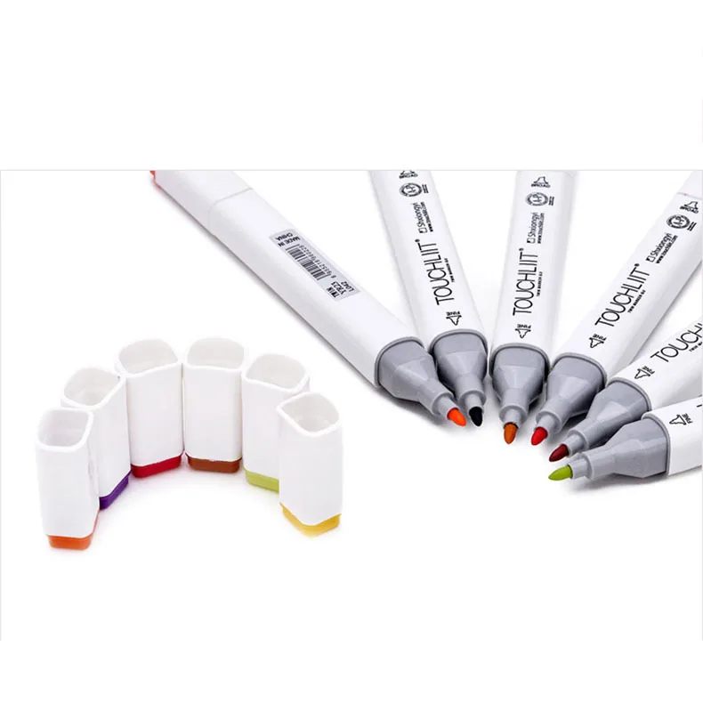 5 color TOUCHNEW студентов аниме ручная роспись двойная масляная художественная ручка 12 30 40 цветов манга прекрасный маркер скетч комикс Рисование рисунки - Цвет: 5 color
